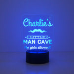 Little Man's Cave multi colour LED sign