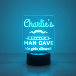 Little Man's Cave multi colour LED sign