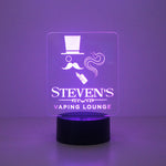 Vaping lounge multi colour LED sign