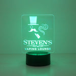 Vaping lounge multi colour LED sign
