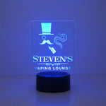 Vaping lounge multi colour LED sign