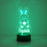 Children's rabbit multi colour LED sign