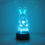 Children's rabbit multi colour LED sign