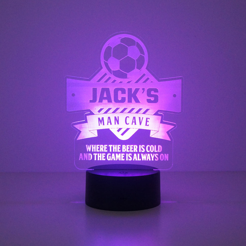 Football multi colour LED sign