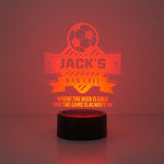 Football multi colour LED sign