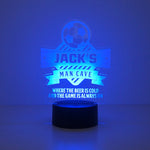 Football multi colour LED sign