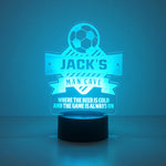 Football multi colour LED sign
