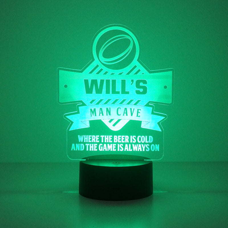 Rugby multi colour LED sign