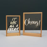 Wireless it was all a dream light up LED quote sign