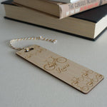 Female bicycle bookmark