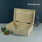 Floral wooden memory boxes
