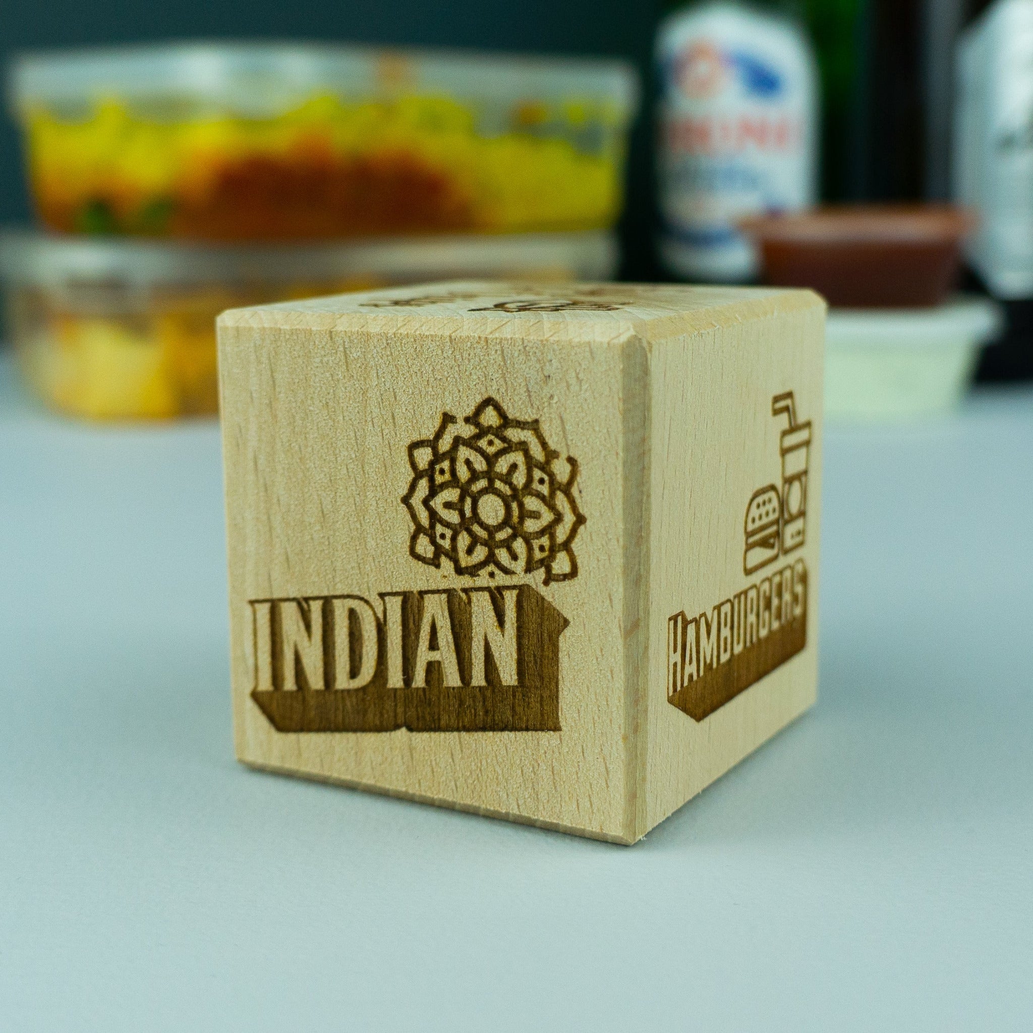 Take away food decision making dice