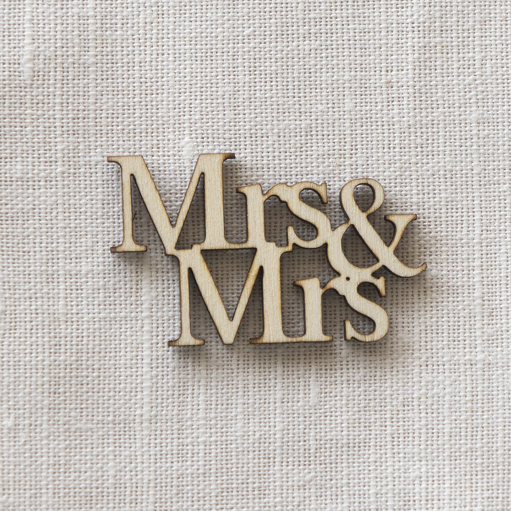 Mrs And Mrs Table Confetti Laser Cut Wooden Lgbtq Lesbian Wedding Decorations Belvedere