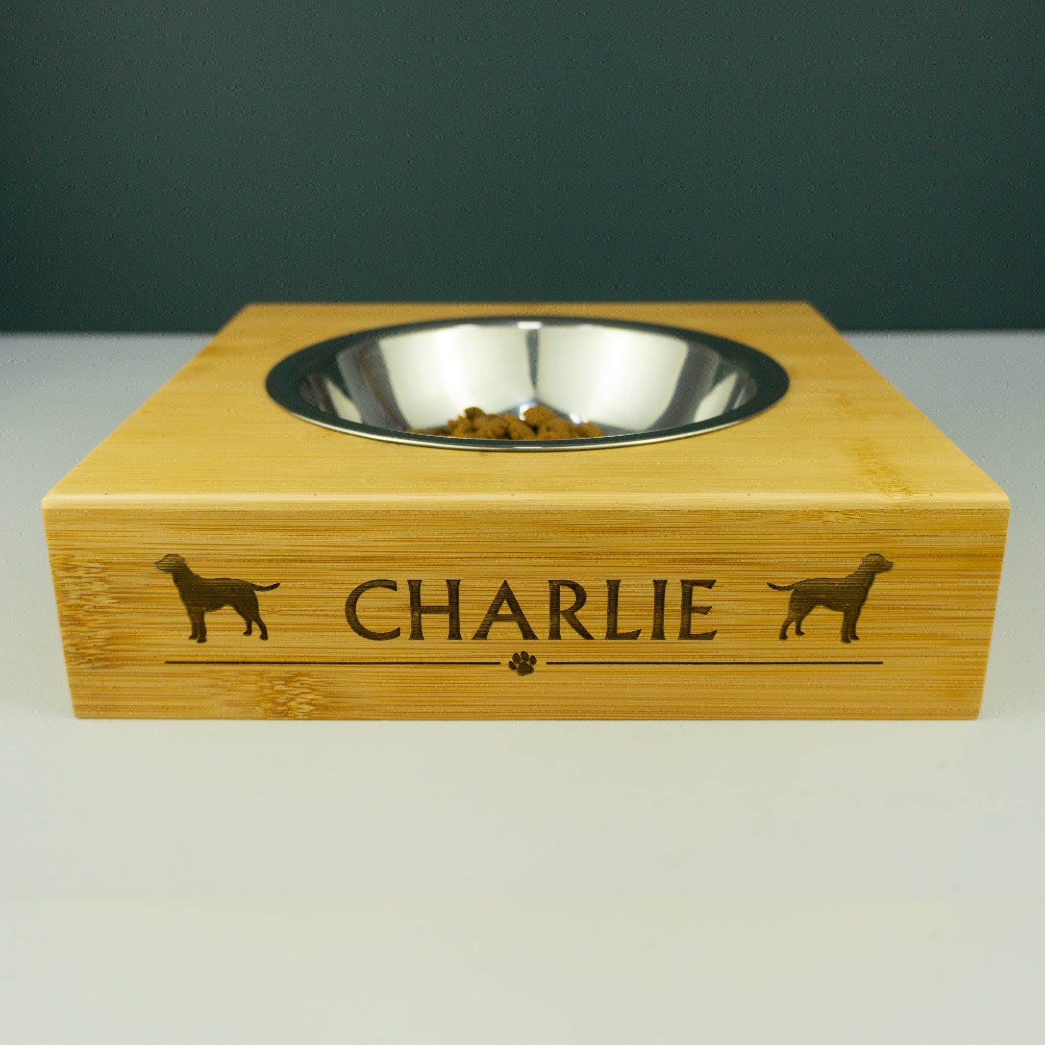 Personalised large dog bowl