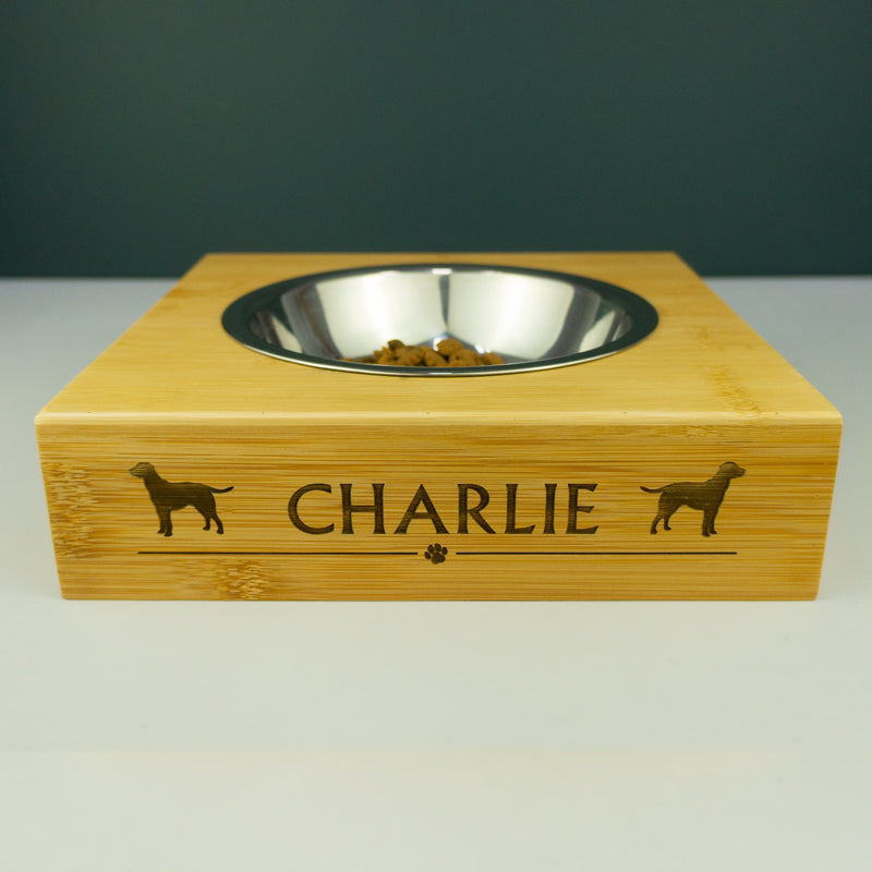 Personalised large dog bowl