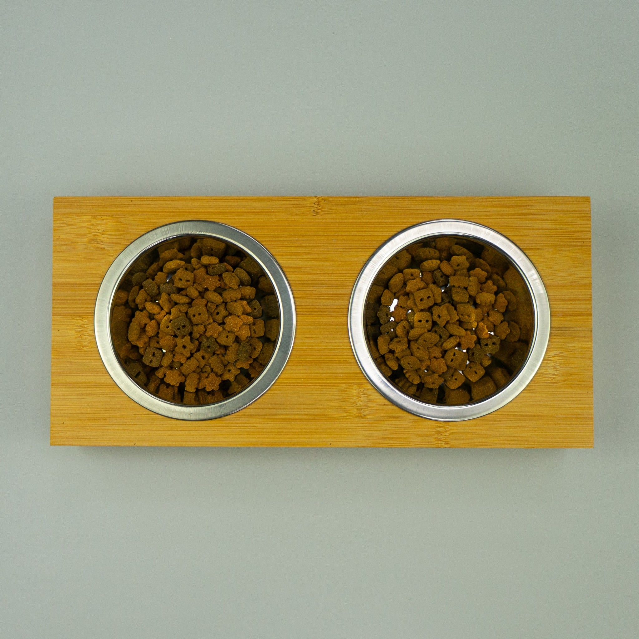 Personalised twin dog bowls