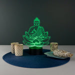 Praying Buddha LED light up sign