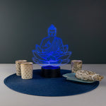 Praying Buddha LED light up sign