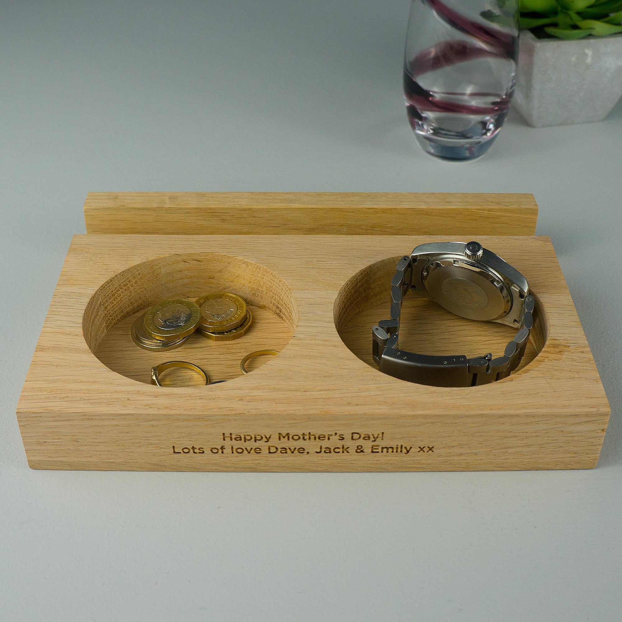 wooden ipad stand