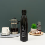 Personalised Best Teacher water bottle. Reusable stainless steel flask