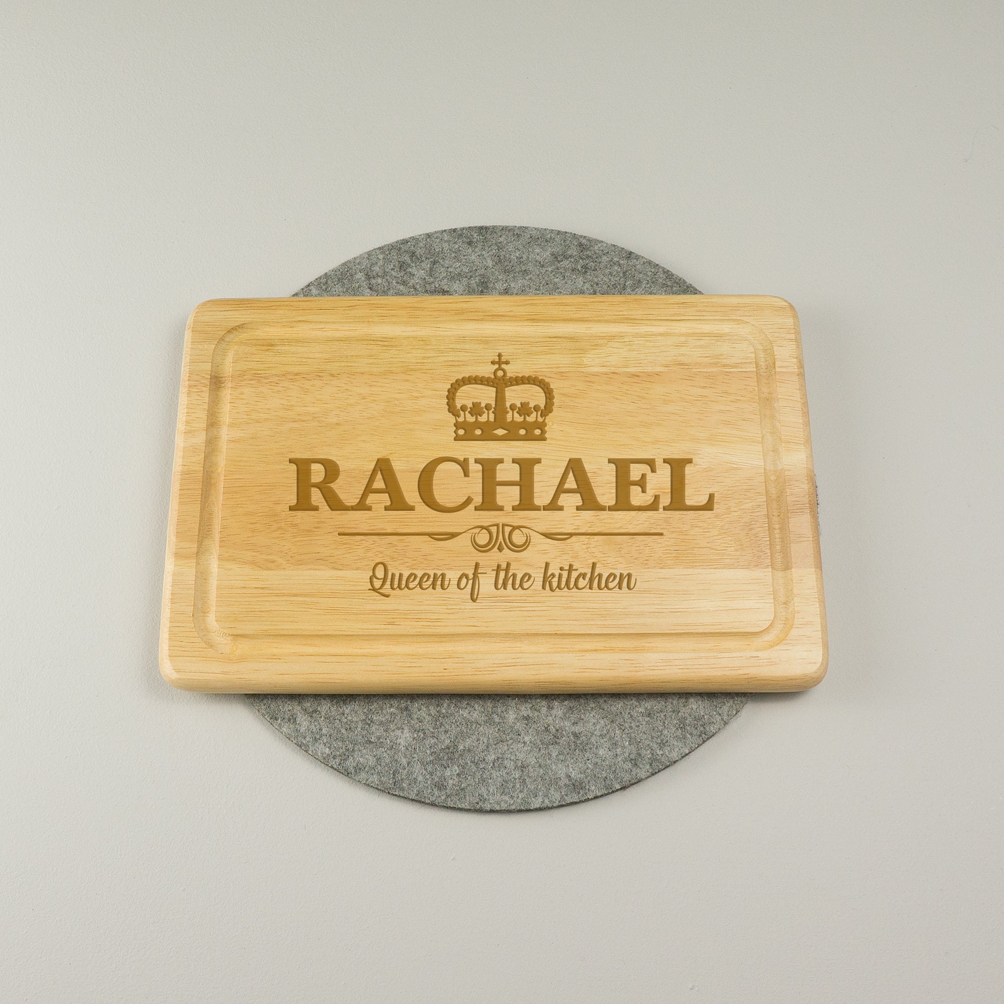 Queen of the kitchen chopping board