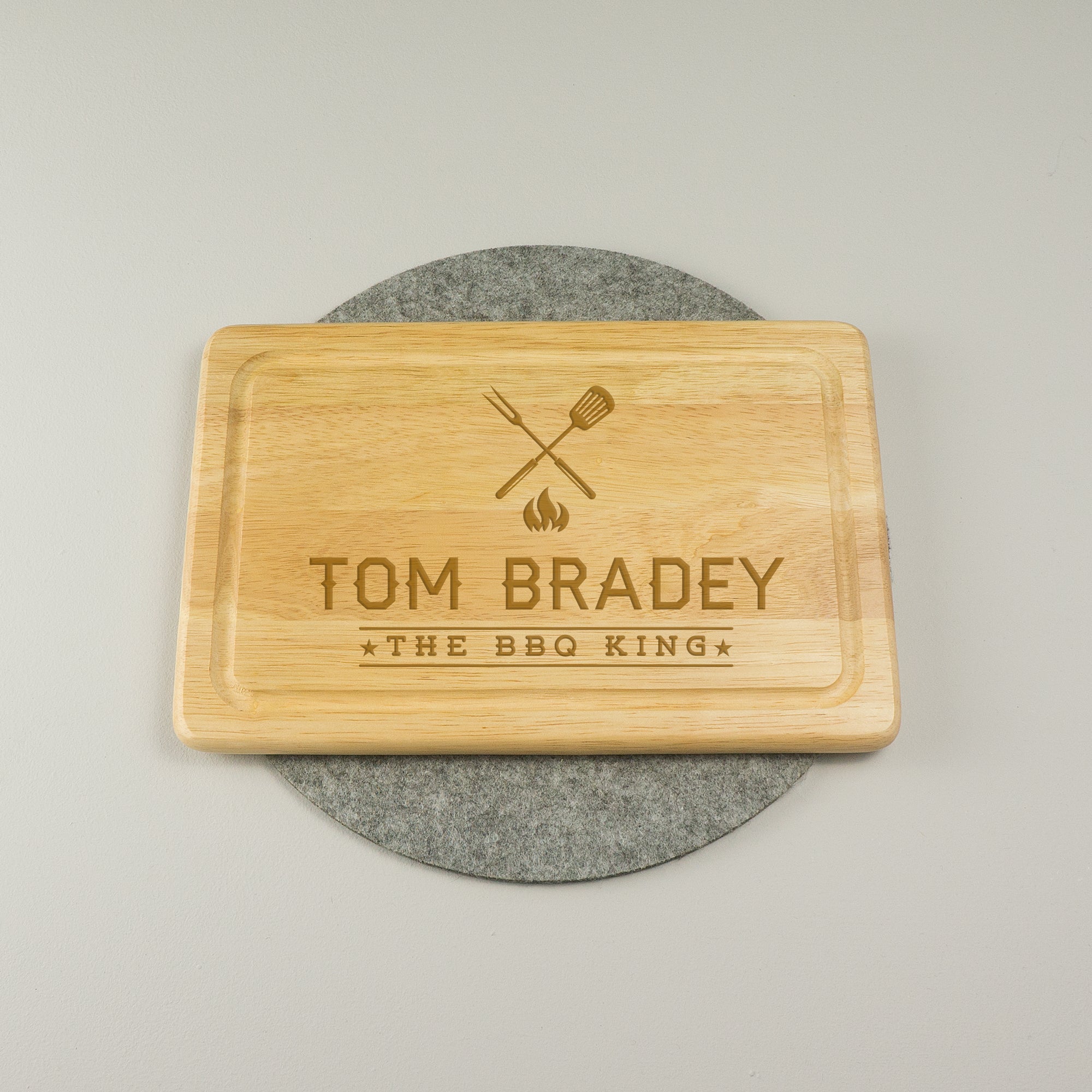 BBQ chopping serving board