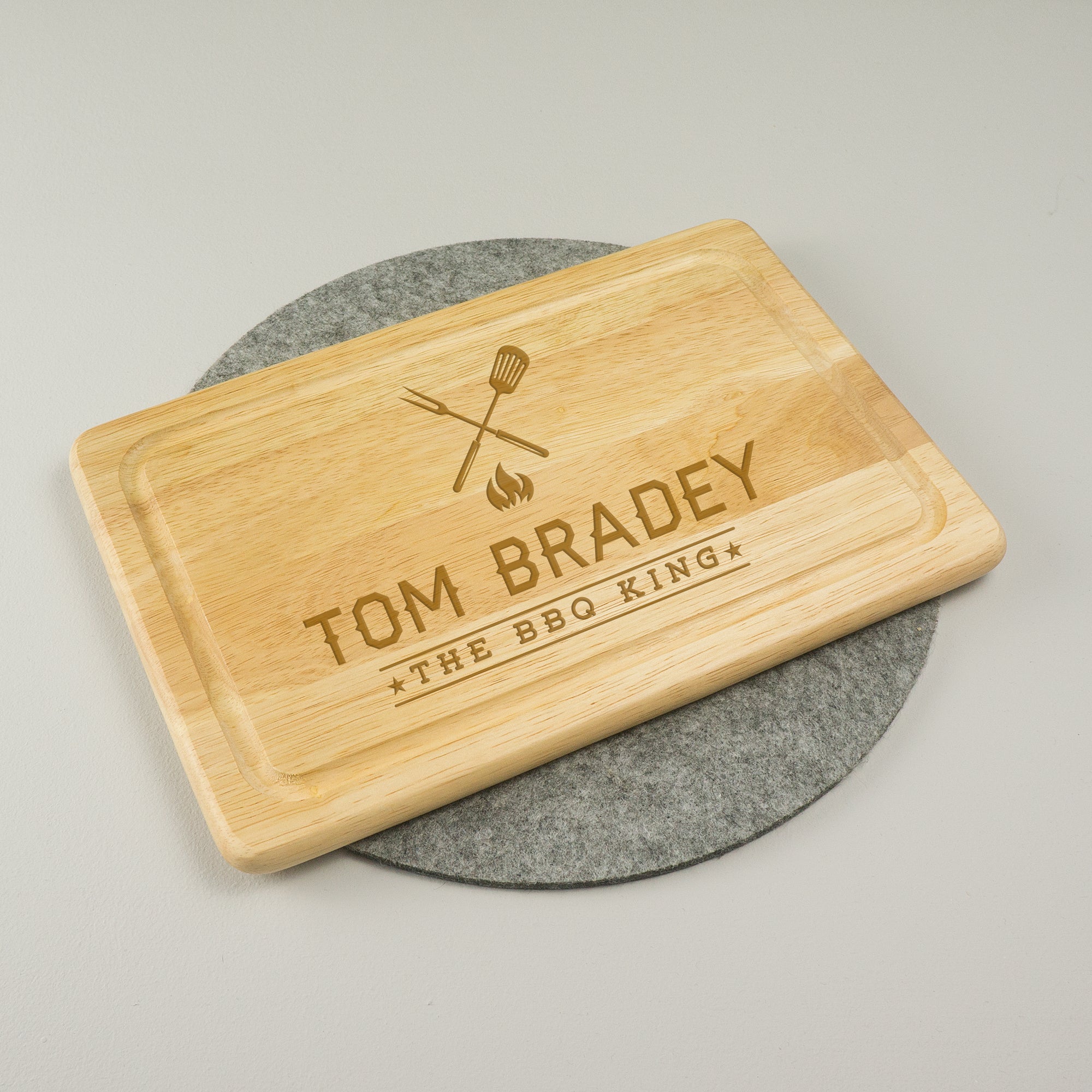BBQ chopping serving board