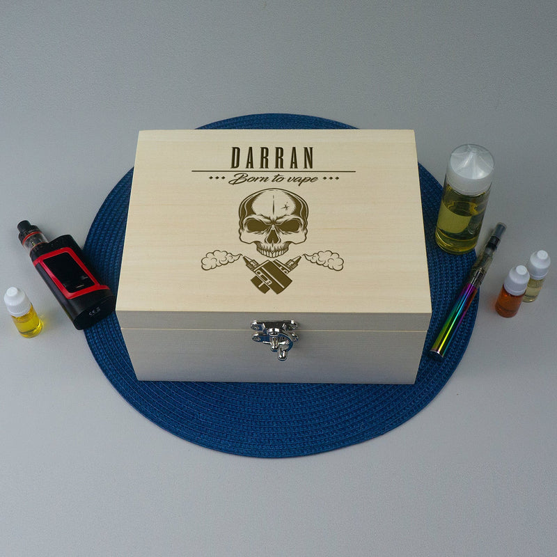 Vaping equipment storage box