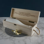 Wedding wine box gift