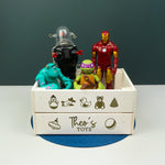 Personalised white toys crate