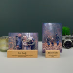Personalised family photo block