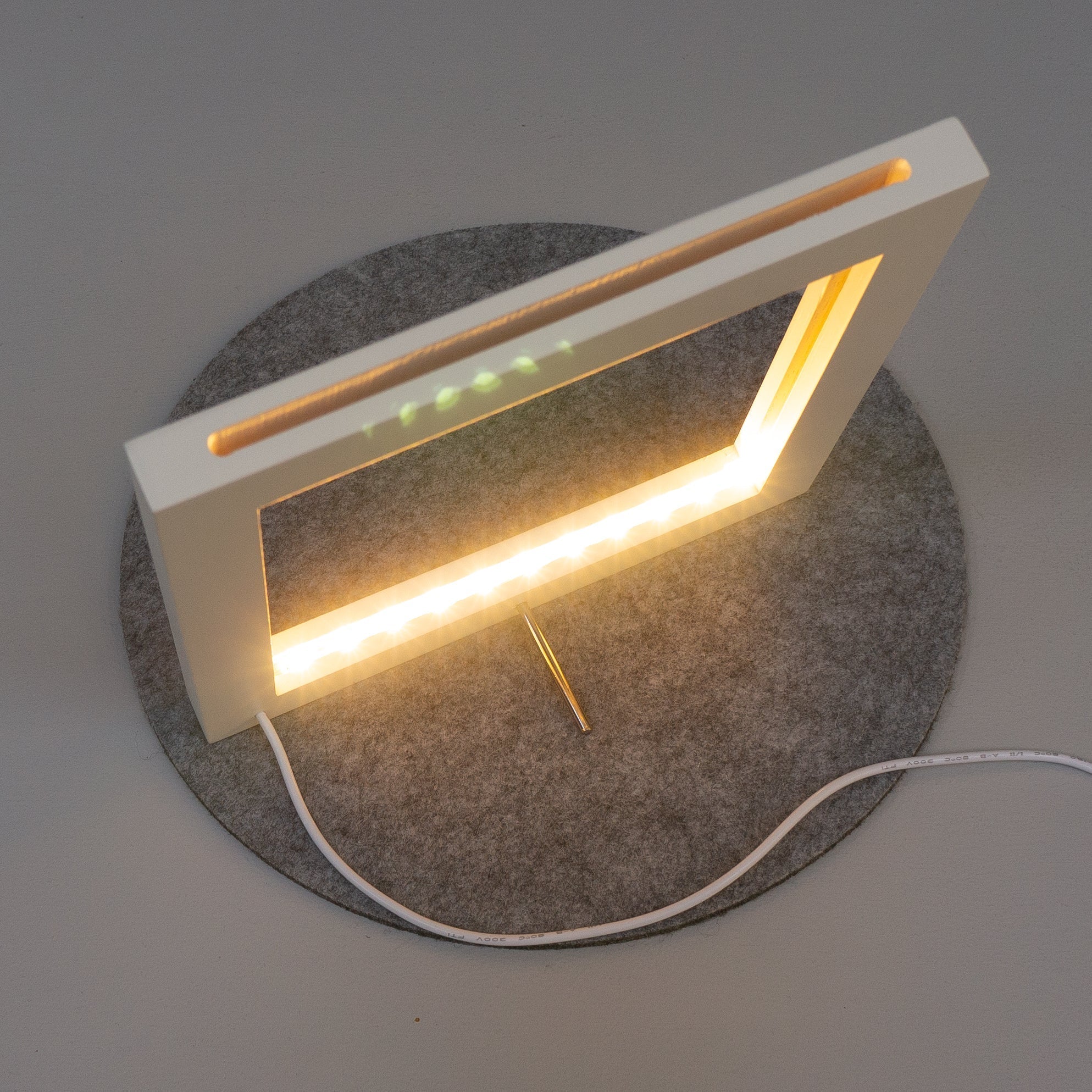 Personalised 30th birthday song lyric light up LED frame