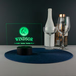 Personalised monogram LED sign. Home bar pub decoration