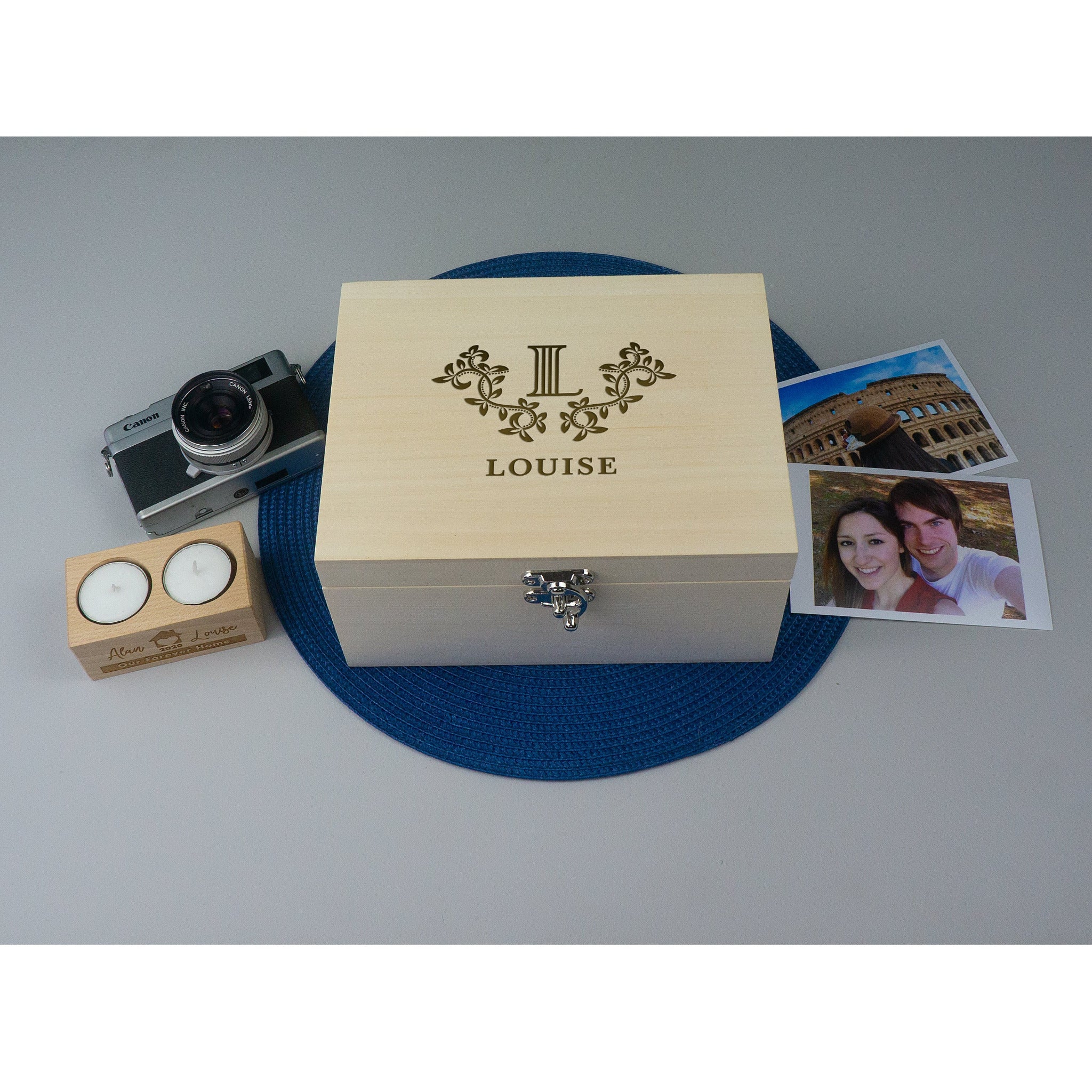Monogram memory box