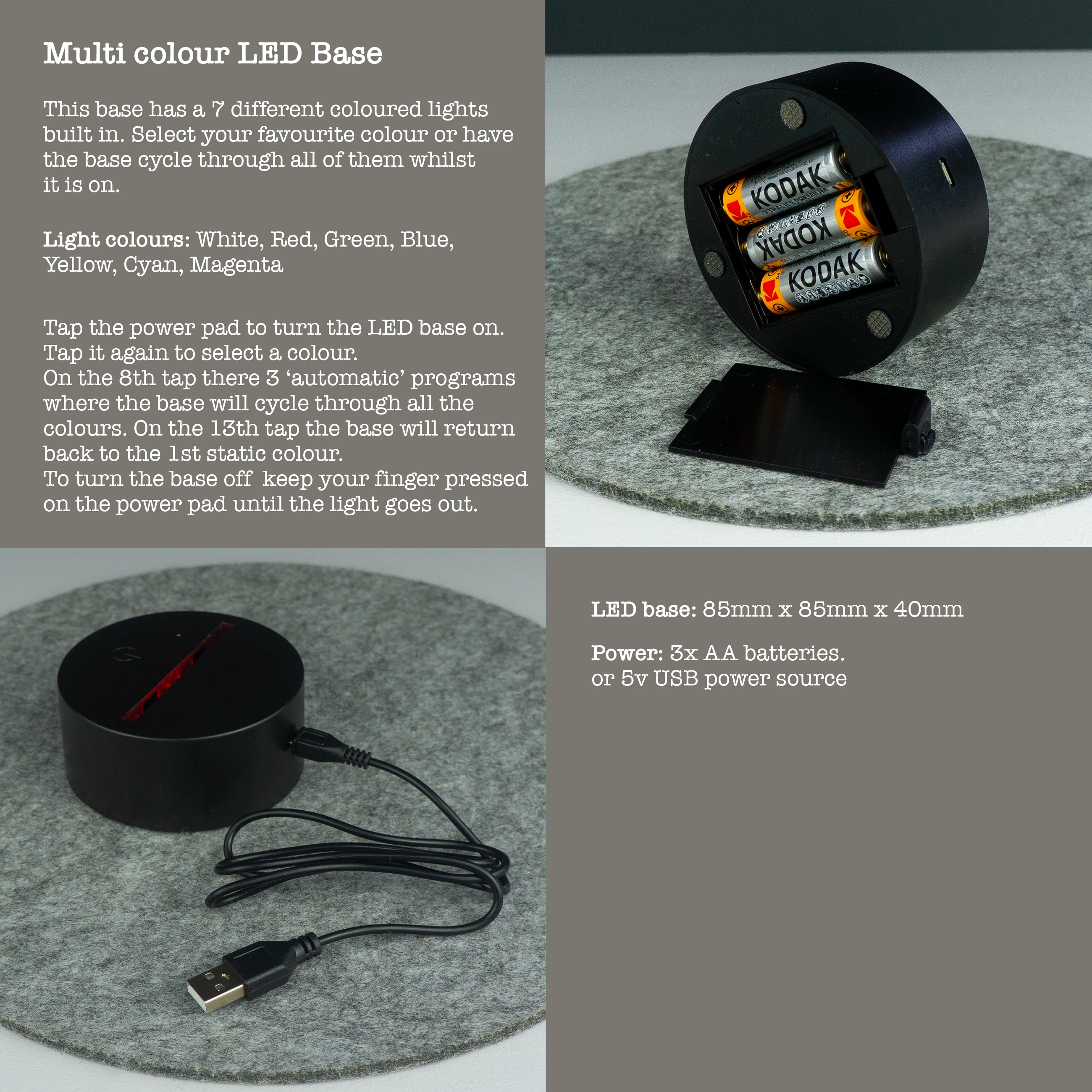 Gamer name LED light up sign