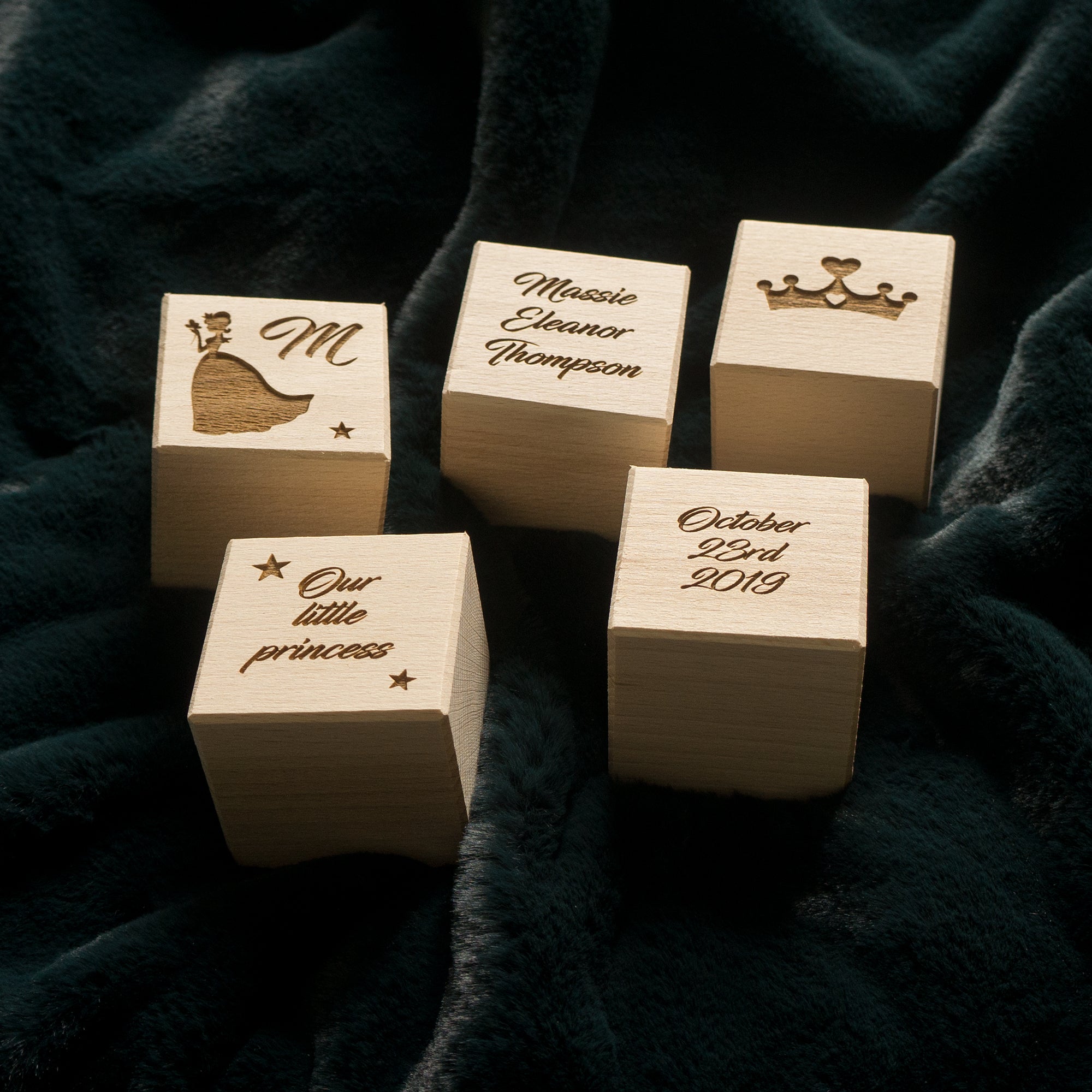 Princess wooden building blocks