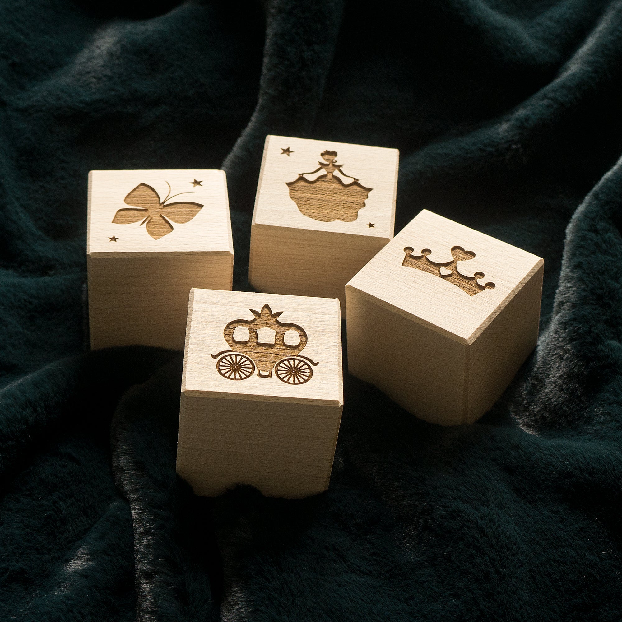 Princess wooden building blocks