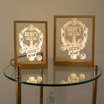 Wireless craft beer home bar light up LED sign