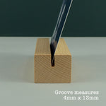 Personalised wooden photo block