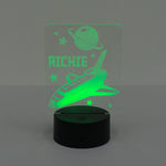 Space travel name LED sign