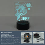 Space travel name LED sign