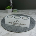 Relationship wedding annniversary candle holder