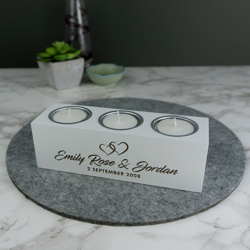 Relationship wedding annniversary candle holder