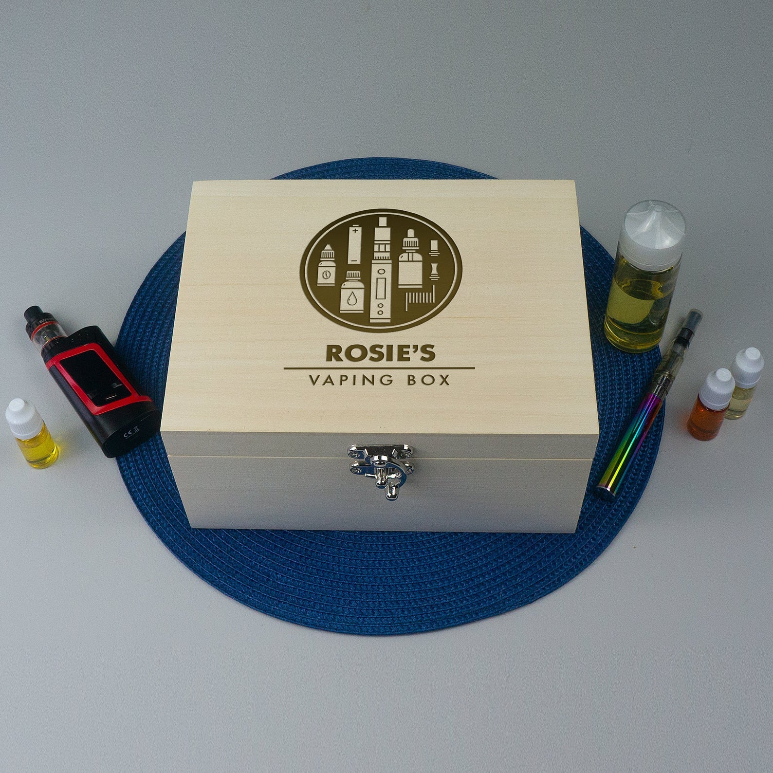 Vaper accessory storage box