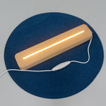 Personalised large wooden light up LED sign