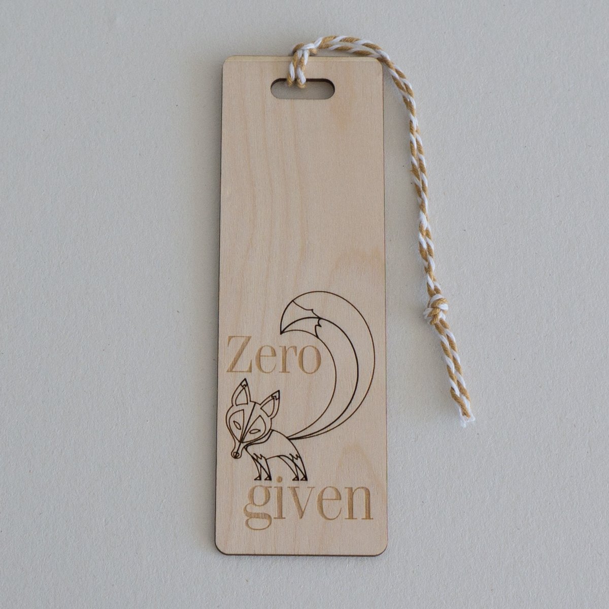 zero foxes given bookmark