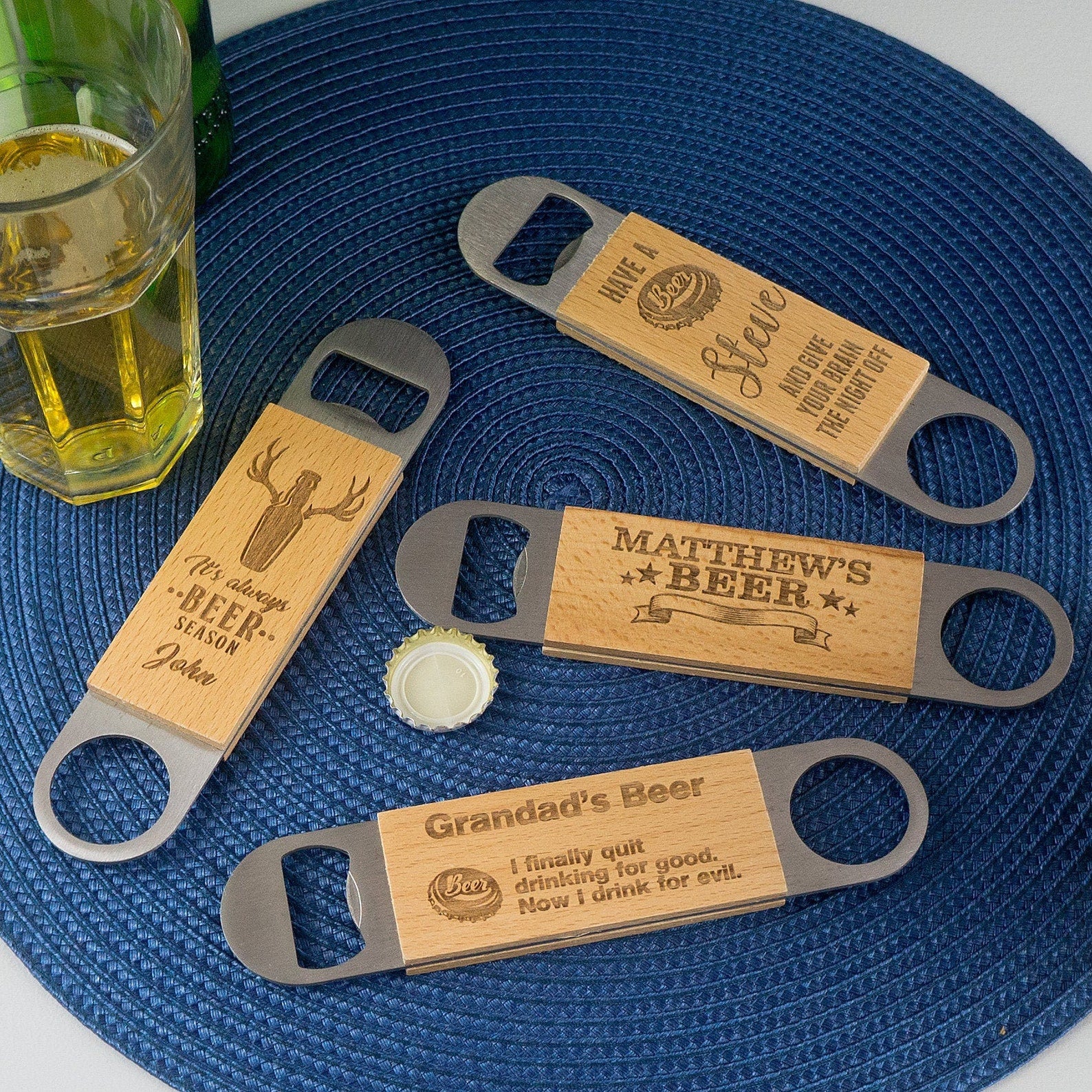 Beer bottle opener