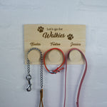 Personalised dog lead holder
