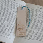 Origami crane bookmark