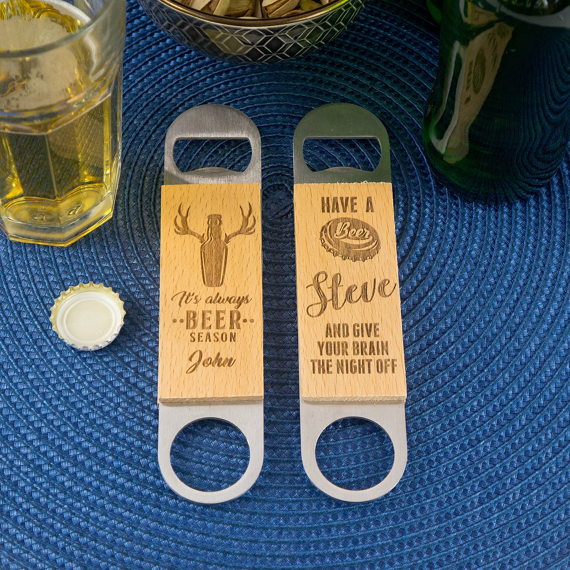 Beer bottle opener